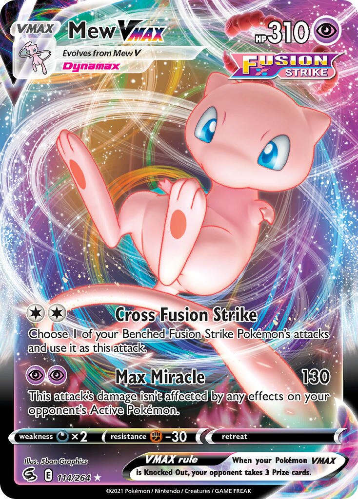 Mew VMAX 011/20 — WC Deck 2022 (The Shape Of Mew) (English Pokémon TCG card)