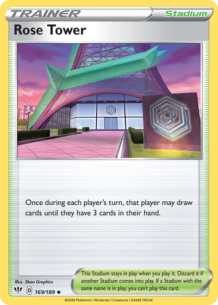Rose Tower 016/20 — WC Deck 2022 (The Shape Of Mew) (English Pokémon TCG card)