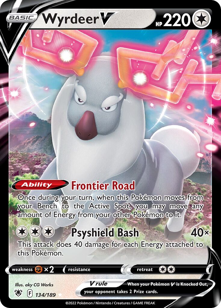 Wyrdeer V 013/24 — WC Deck 2023 (Colorless Lugia) (English Pokémon TCG card)