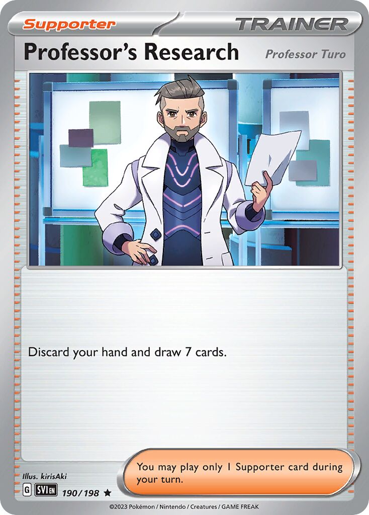Professor's Research 019/24 — WC Deck 2023 (Colorless Lugia) (English Pokémon TCG card)
