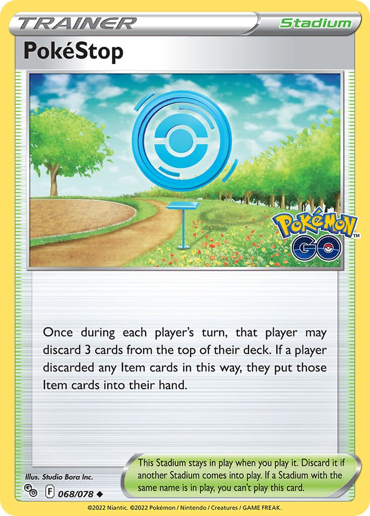 PokéStop 068/22 — WC Deck 2023 (Lost Box Kyogre) (English Pokémon TCG card)