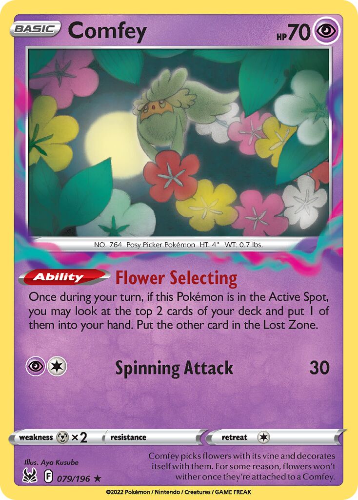 Comfey 079/22 — WC Deck 2023 (Lost Box Kyogre) (English Pokémon TCG card)