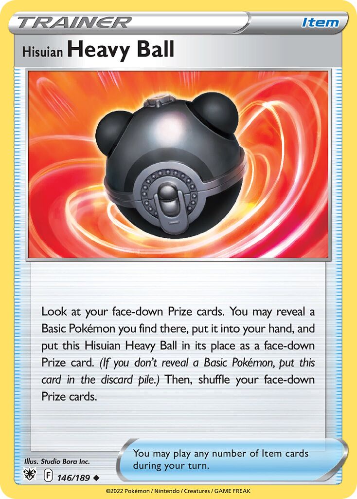 Hisuian Heavy Ball 014/22 — WC Deck 2023 (Lost Box Kyogre) (English Pokémon TCG card)