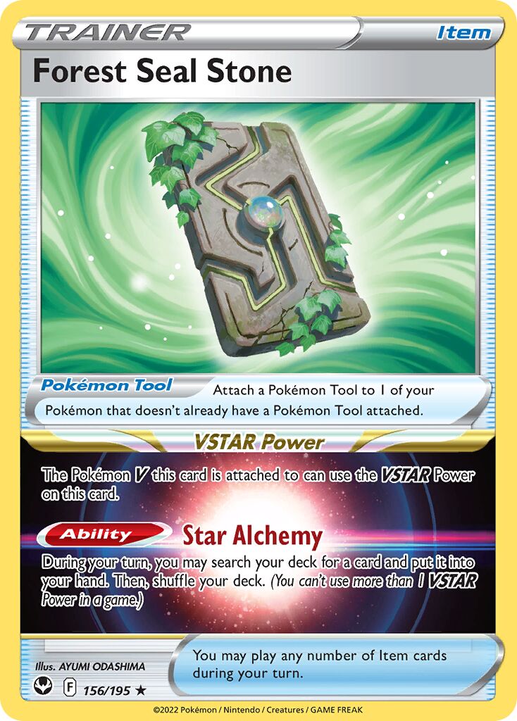 Forest Seal Stone 015/22 — WC Deck 2023 (Lost Box Kyogre) (English Pokémon TCG card)