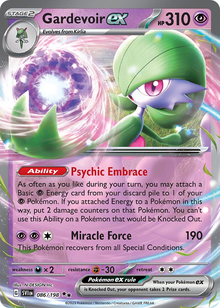 Gardevoir ex 086/27 — WC Deck 2023 (Psychic Elegance) (English Pokémon TCG card)