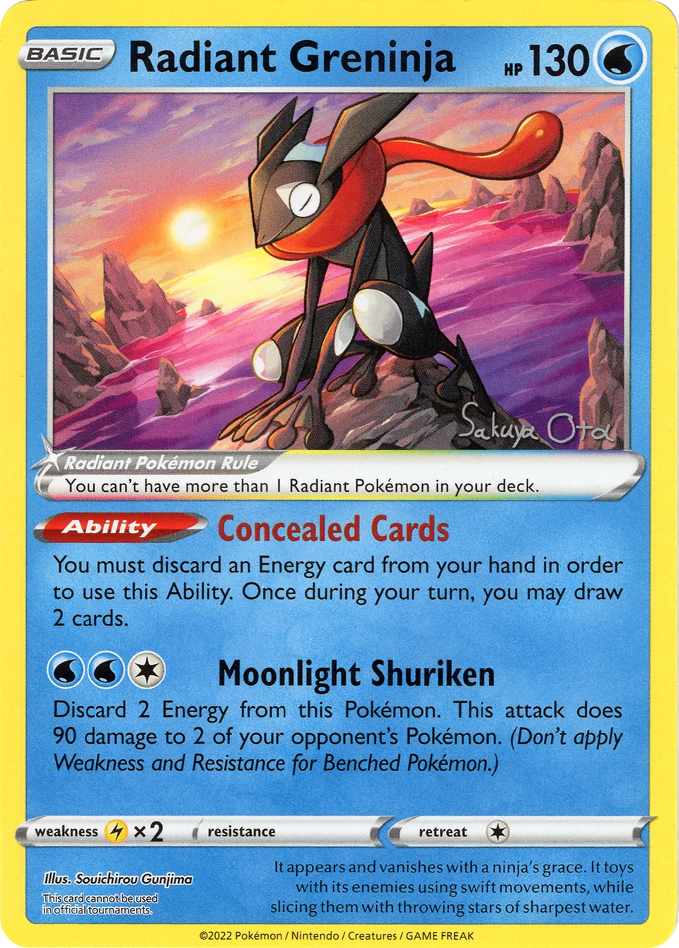 Radiant Greninja 005/24 — WC Deck 2024 (Ancient Toolbox) (English Pokémon TCG card)