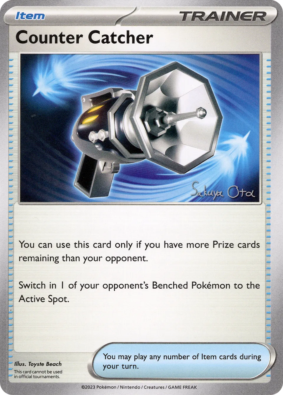 Counter Catcher 013/24 — WC Deck 2024 (Ancient Toolbox) (English Pokémon TCG card)