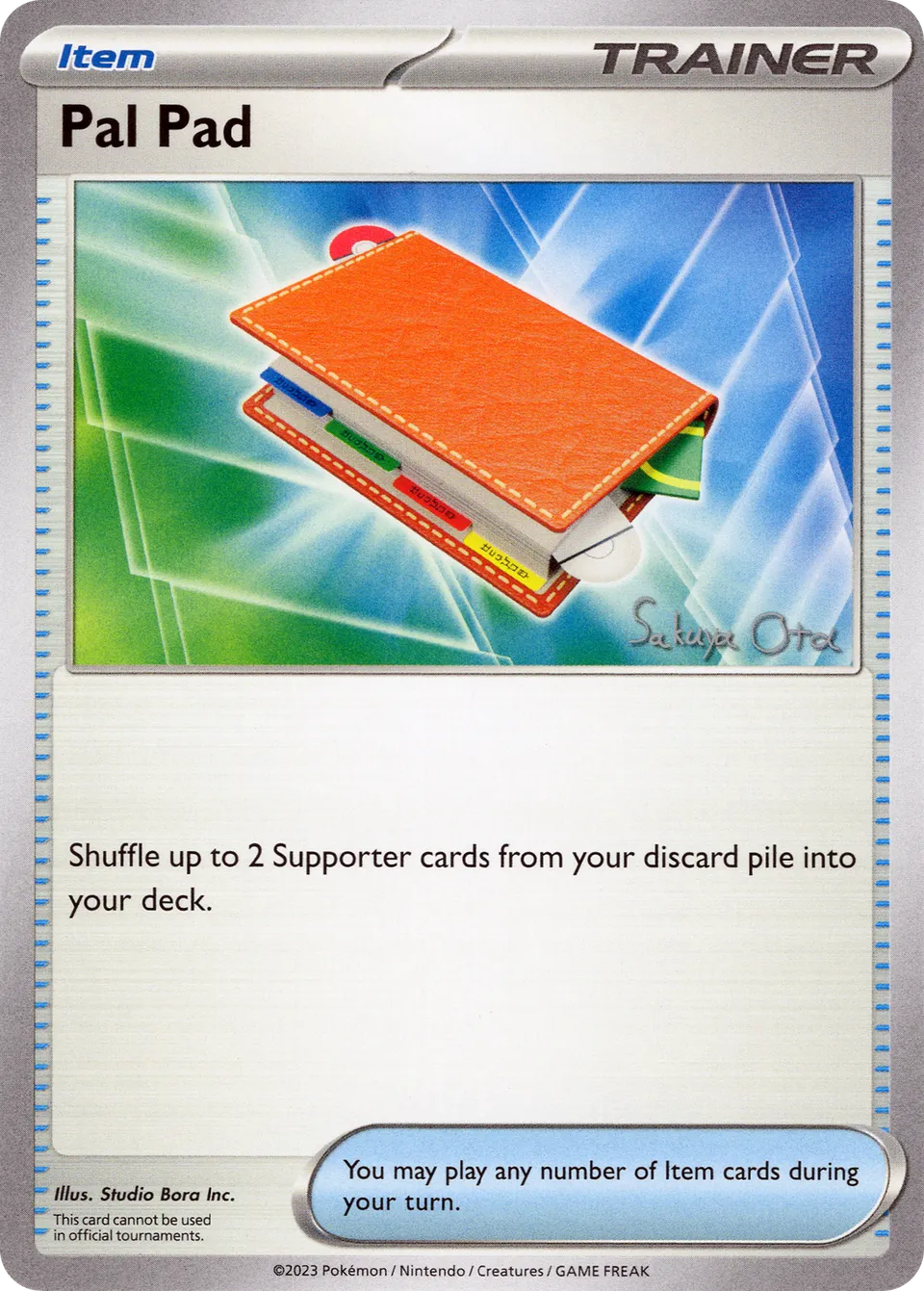 Pal Pad 016/24 — WC Deck 2024 (Ancient Toolbox) (English Pokémon TCG card)
