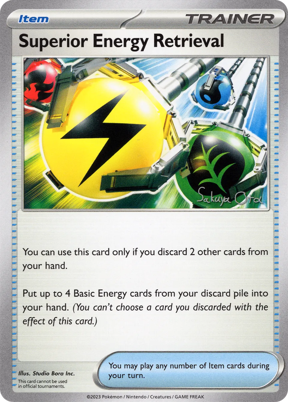 Superior Energy Retrieval 019/24 — WC Deck 2024 (Ancient Toolbox) (English Pokémon TCG card)