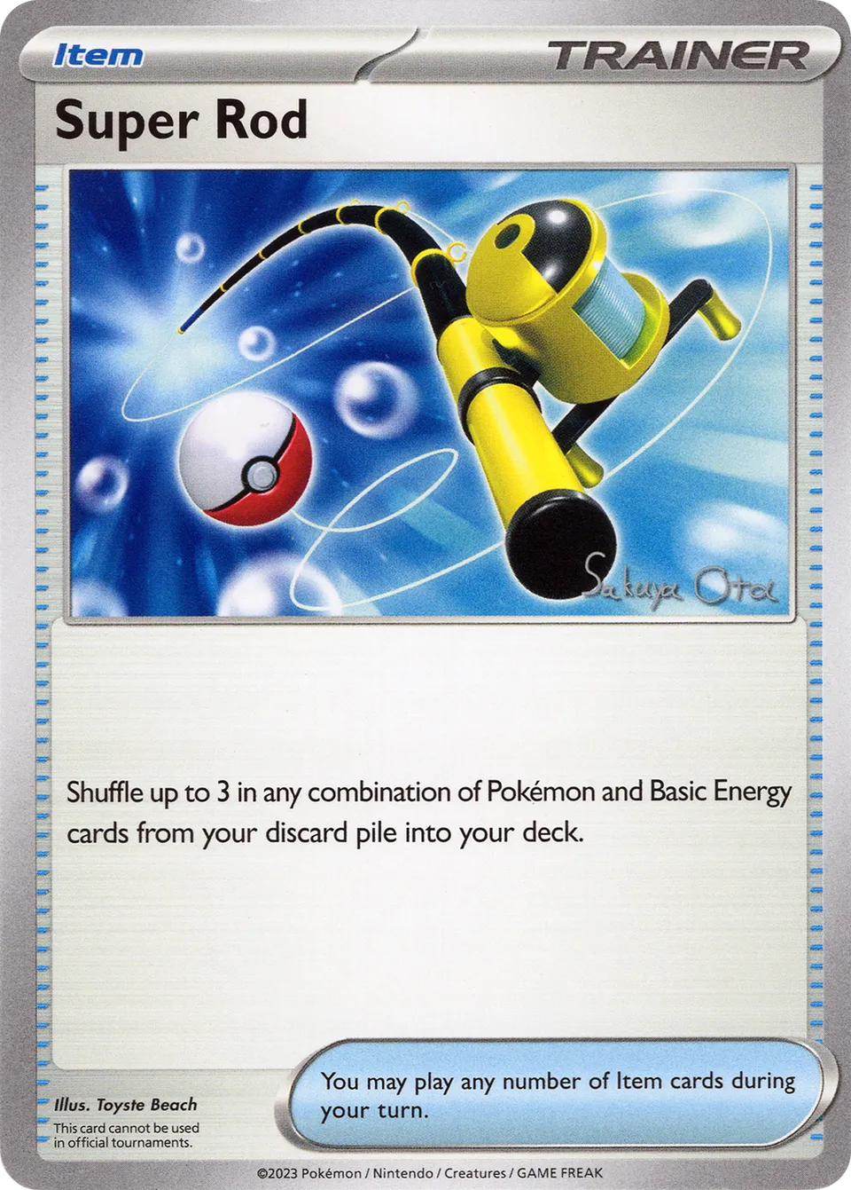 Super Rod 020/24 — WC Deck 2024 (Ancient Toolbox) (English Pokémon TCG card)