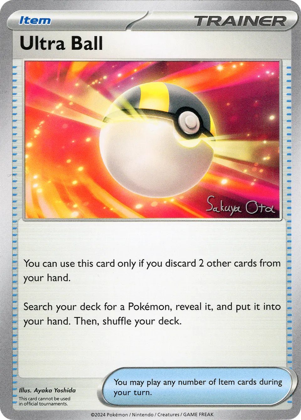 Ultra Ball 021/24 — WC Deck 2024 (Ancient Toolbox) (English Pokémon TCG card)