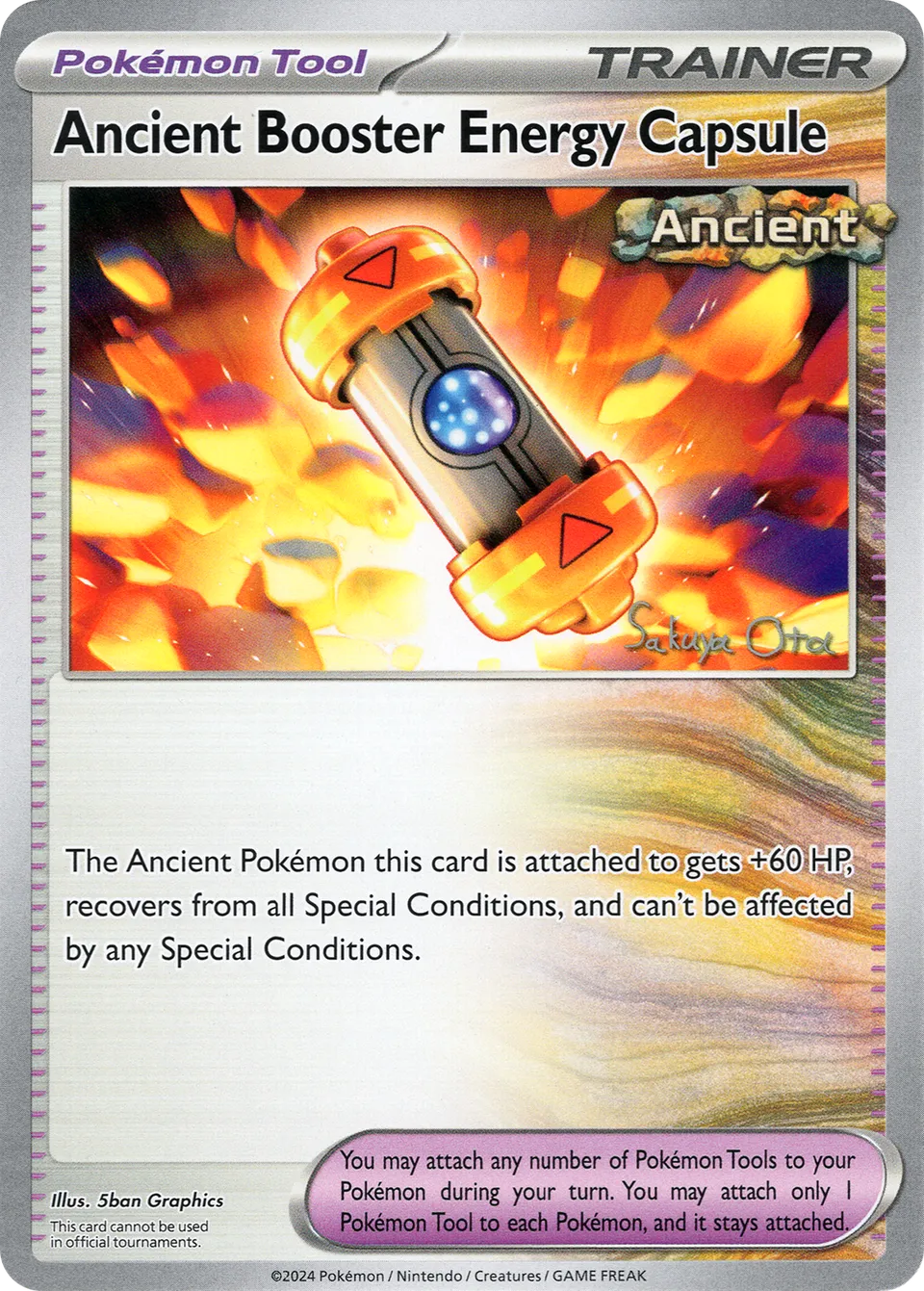 Ancient Booster Energy Capsule 022/24 — WC Deck 2024 (Ancient Toolbox) (English Pokémon TCG card)