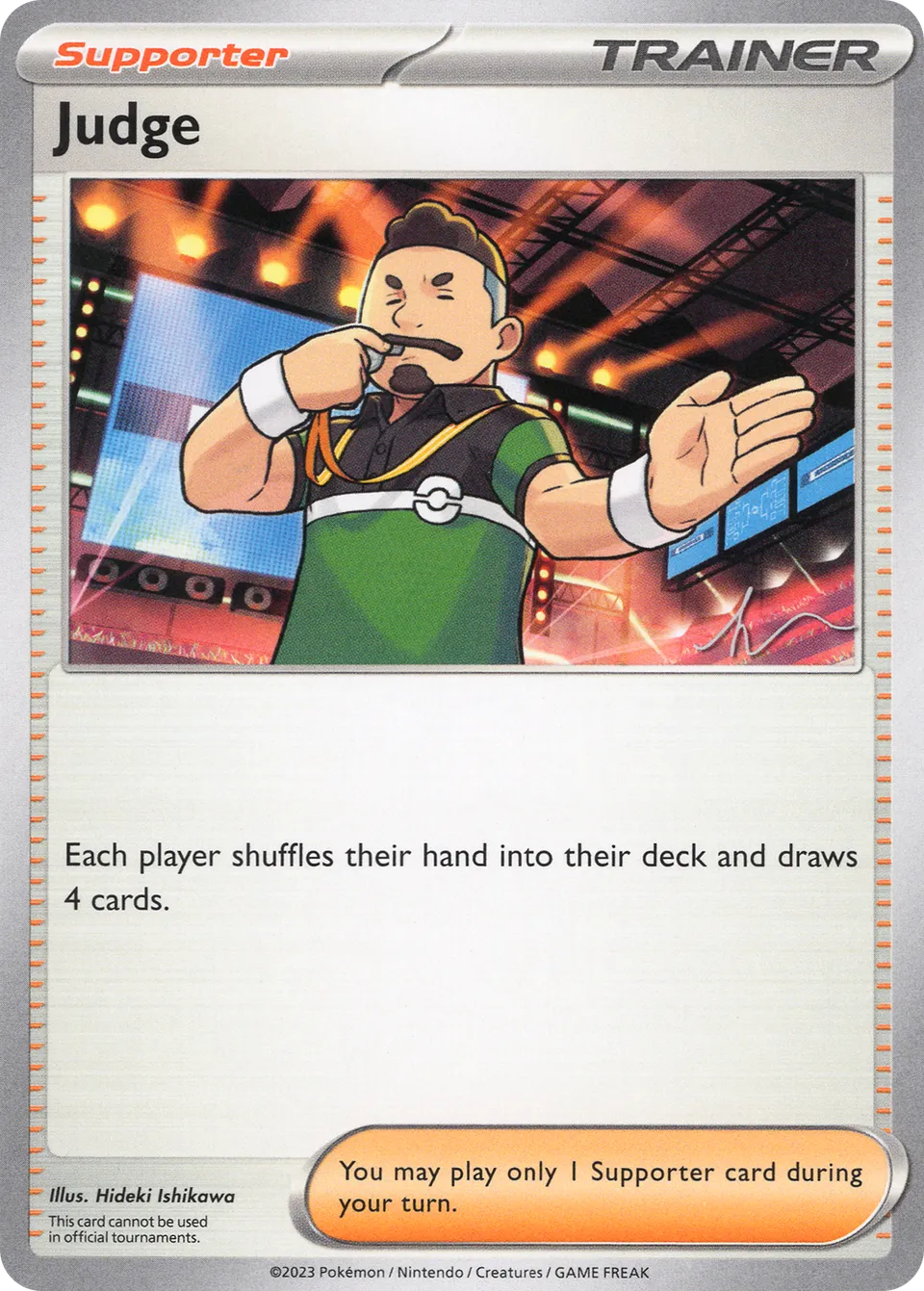 Judge 004/23 — WC Deck 2024 (Crushing Thorn) (English Pokémon TCG card)