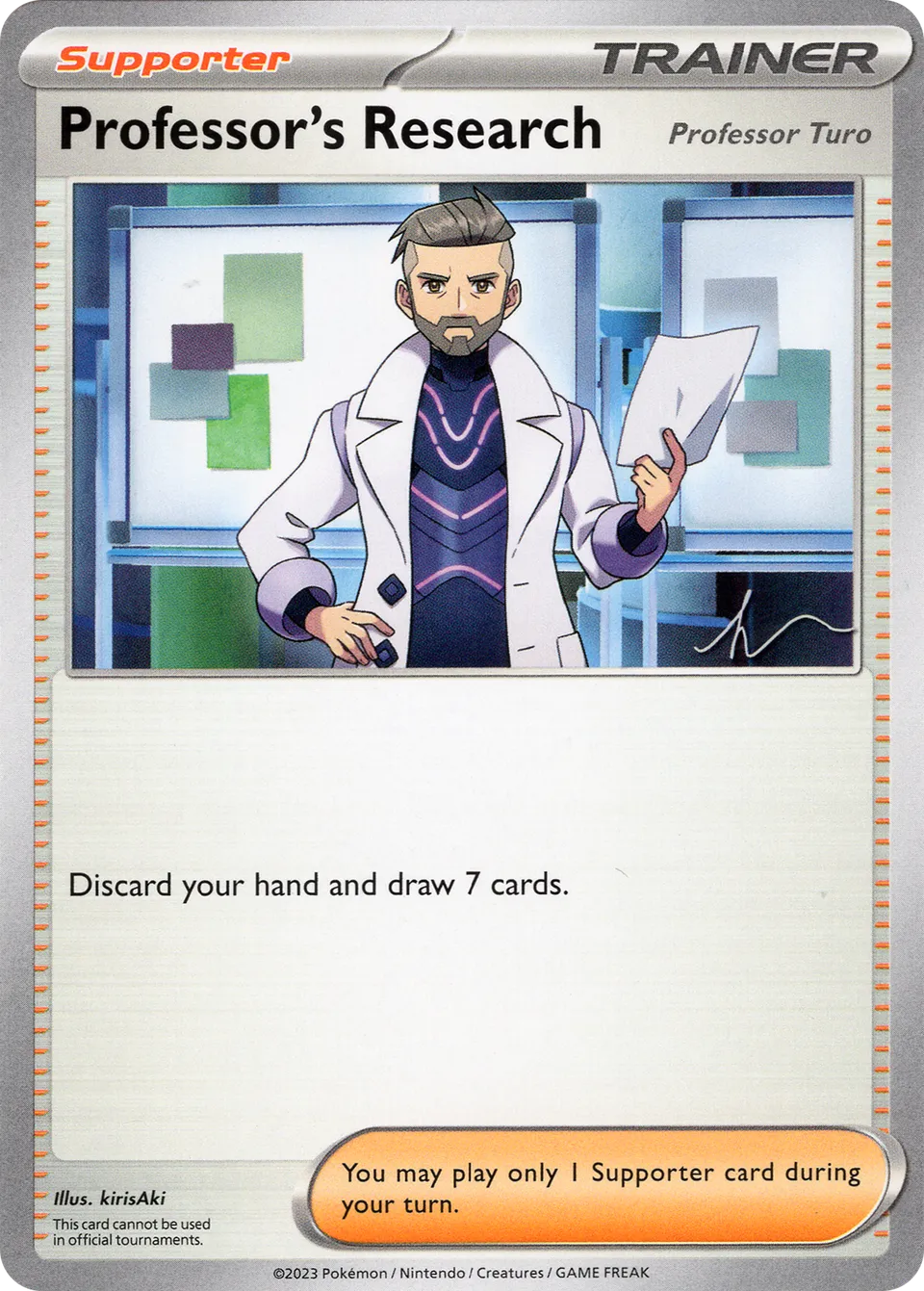Professor's Research 005/23 — WC Deck 2024 (Crushing Thorn) (English Pokémon TCG card)