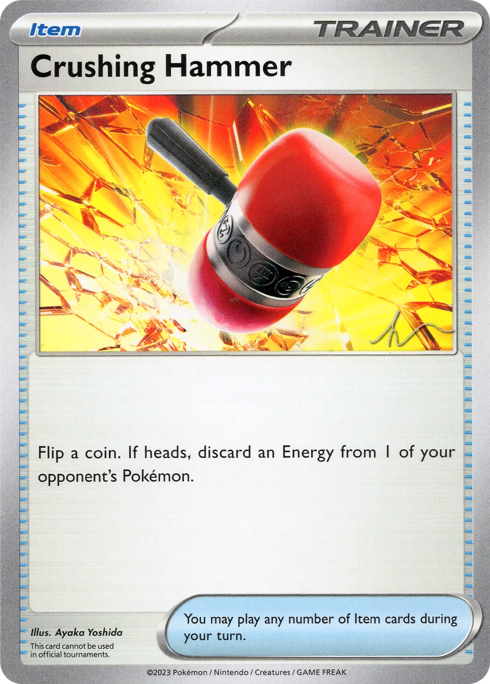 Crushing Hammer 011/23 — WC Deck 2024 (Crushing Thorn) (English Pokémon TCG card)