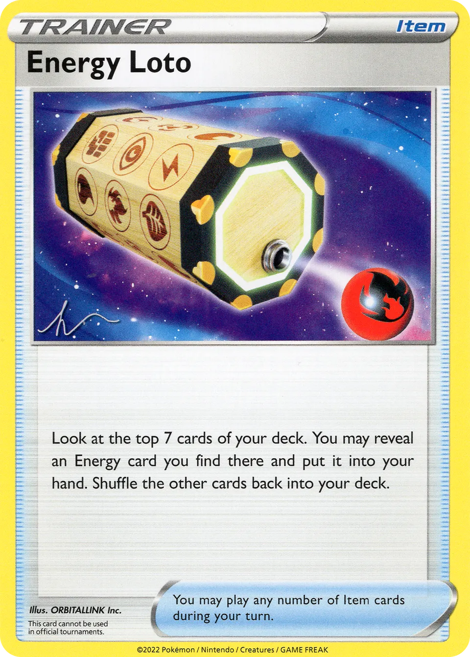 Energy Loto 017/23 — WC Deck 2024 (Crushing Thorn) (English Pokémon TCG card)
