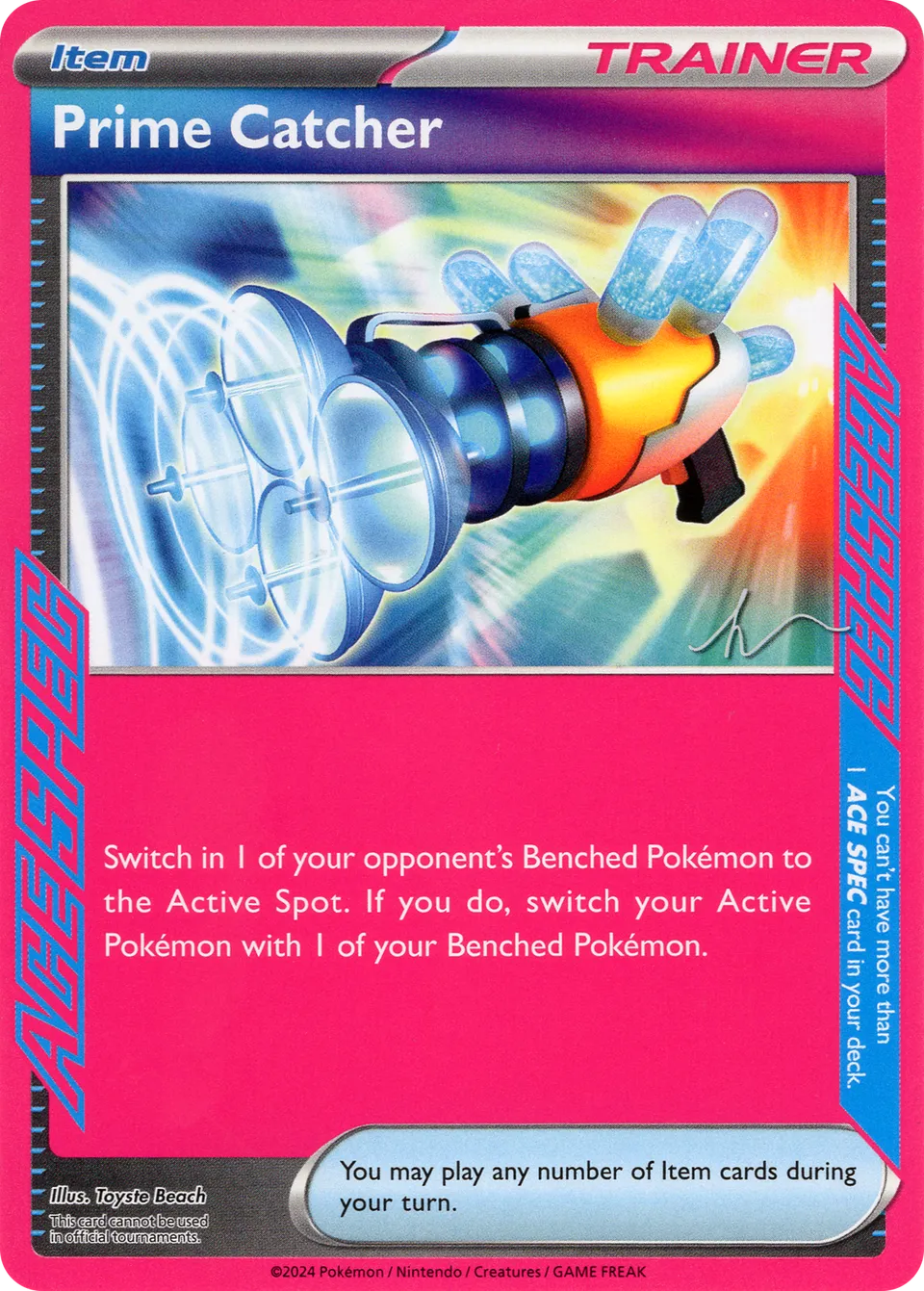 Prime Catcher 019/23 — WC Deck 2024 (Crushing Thorn) (English Pokémon TCG card)