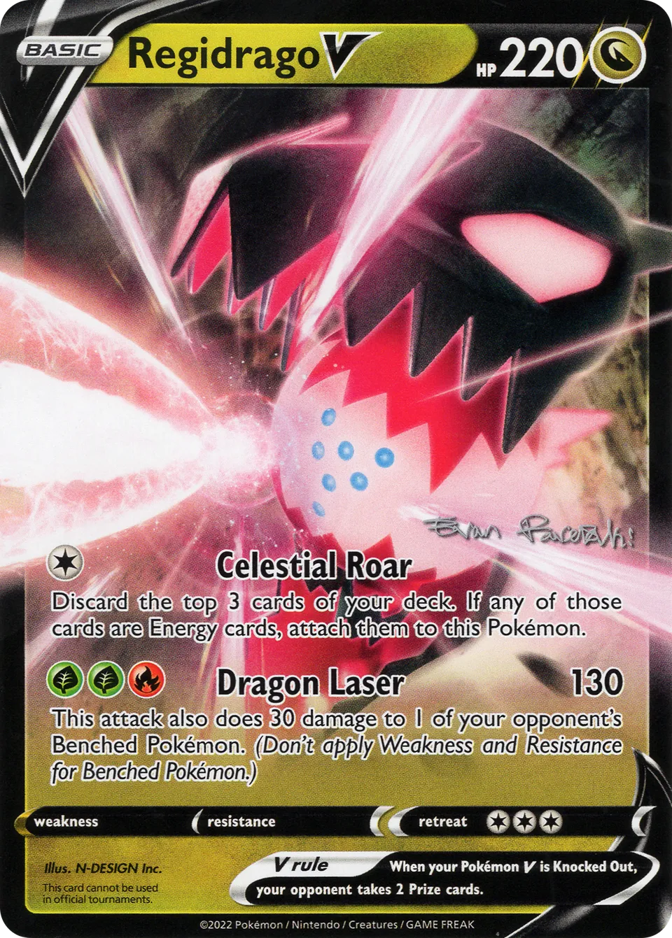 Regidrago V 002/26 — WC Deck 2024 (Regidrago Vstar) (English Pokémon TCG card)
