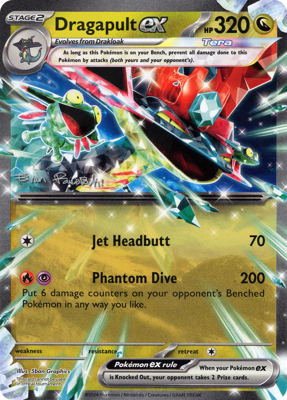 Dragapult ex 004/26 — WC Deck 2024 (Regidrago Vstar) (English Pokémon TCG card)