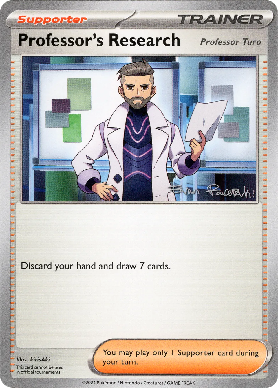 Professor's Research 012/26 — WC Deck 2024 (Regidrago Vstar) (English Pokémon TCG card)
