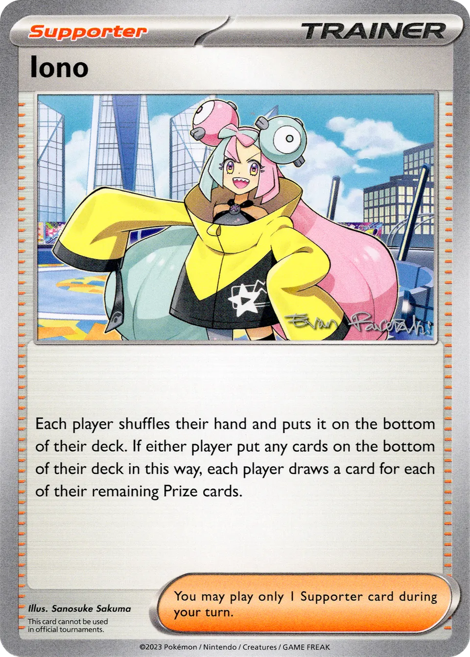 Iono 013/26 — WC Deck 2024 (Regidrago Vstar) (English Pokémon TCG card)