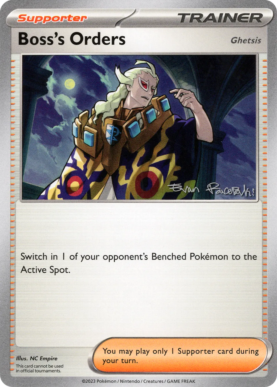 Boss's Orders 014/26 — WC Deck 2024 (Regidrago Vstar) (English Pokémon TCG card)