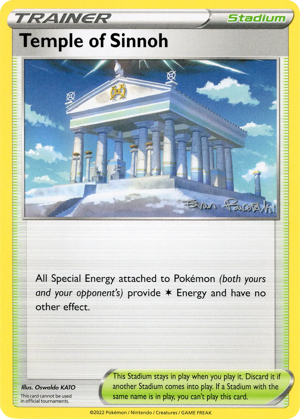Temple of Sinnoh 015/26 — WC Deck 2024 (Regidrago Vstar) (English Pokémon TCG card)