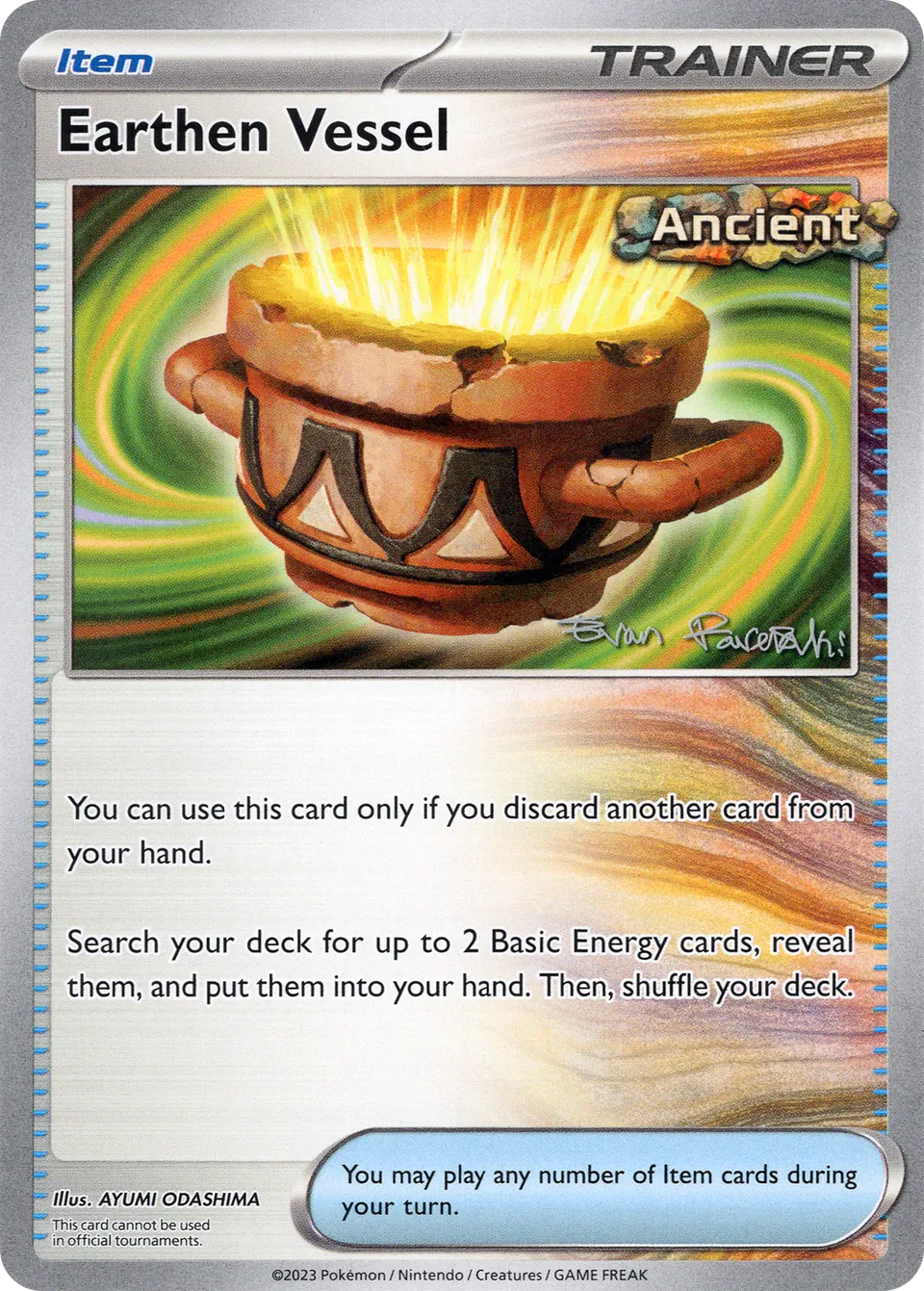 Earthen Vessel 016/26 — WC Deck 2024 (Regidrago Vstar) (English Pokémon TCG card)