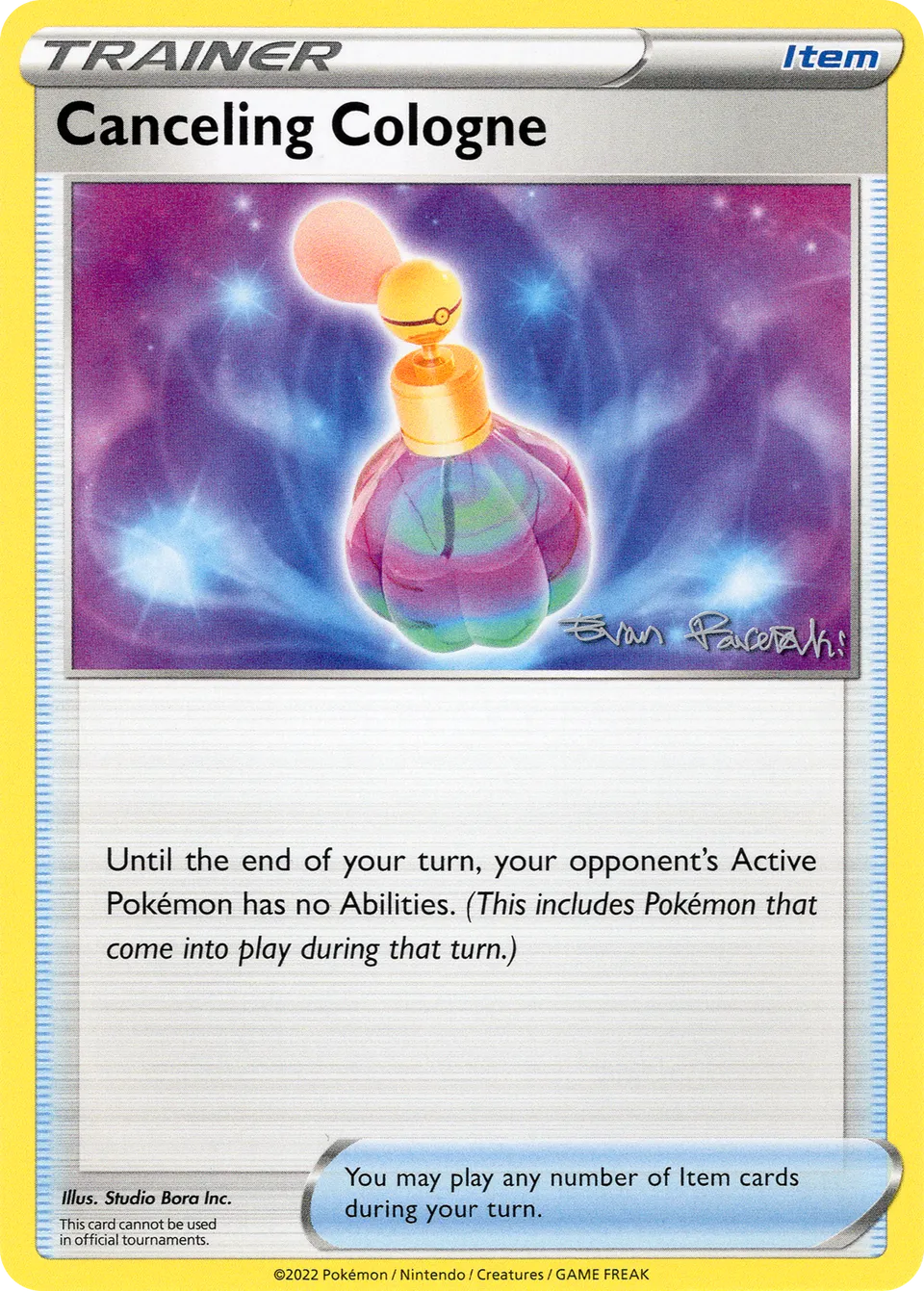 Canceling Cologne 020/26 — WC Deck 2024 (Regidrago Vstar) (English Pokémon TCG card)