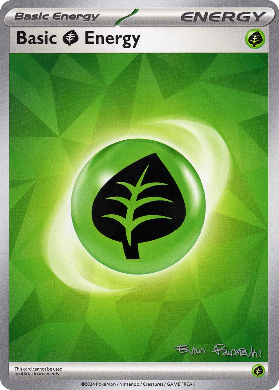 Basic Grass Energy 025/26 — WC Deck 2024 (Regidrago Vstar) (English Pokémon TCG card)