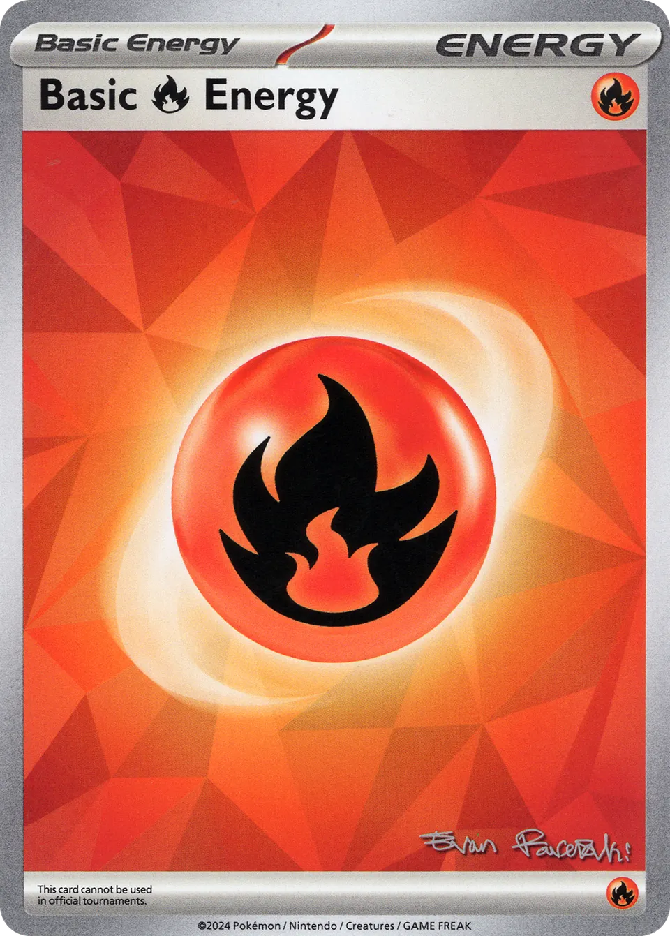 Basic Fire Energy 026/26 — WC Deck 2024 (Regidrago Vstar) (English Pokémon TCG card)