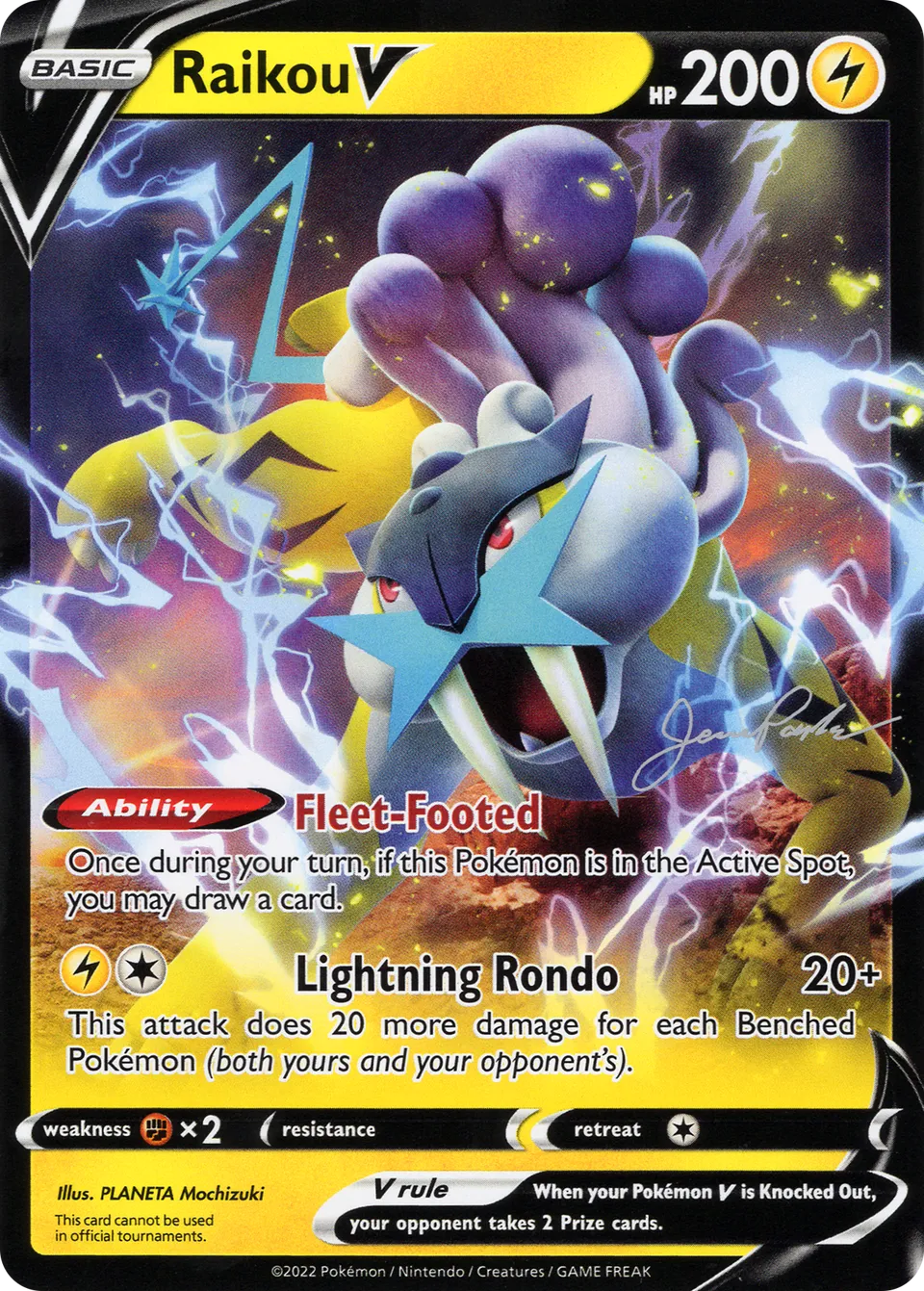 Raikou V 004/25 — WC Deck 2024 (The Don) (English Pokémon TCG card)