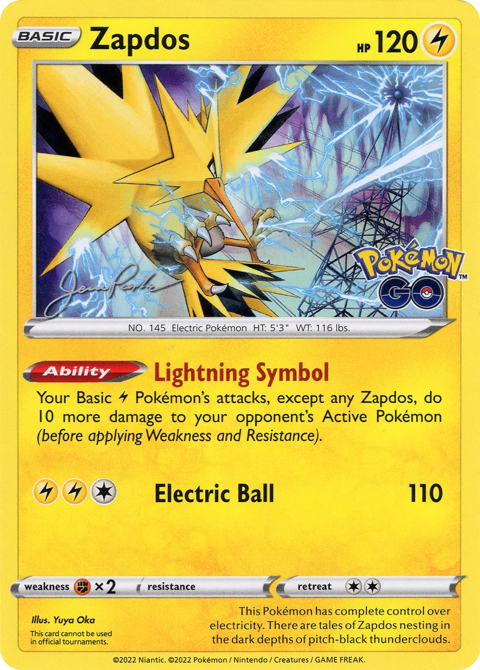 Zapdos 009/25 — WC Deck 2024 (The Don) (English Pokémon TCG card)