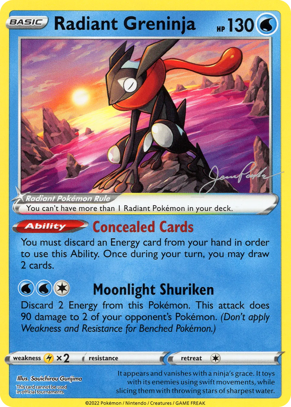 Radiant Greninja 011/25 — WC Deck 2024 (The Don) (English Pokémon TCG card)