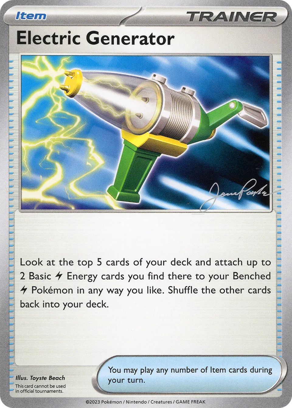 Electric Generator 016/25 — WC Deck 2024 (The Don) (English Pokémon TCG card)