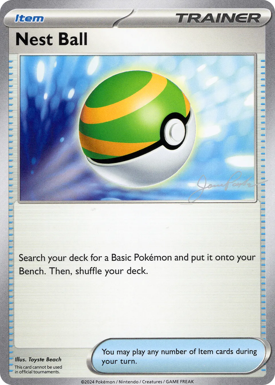 Nest Ball 017/25 — WC Deck 2024 (The Don) (English Pokémon TCG card)