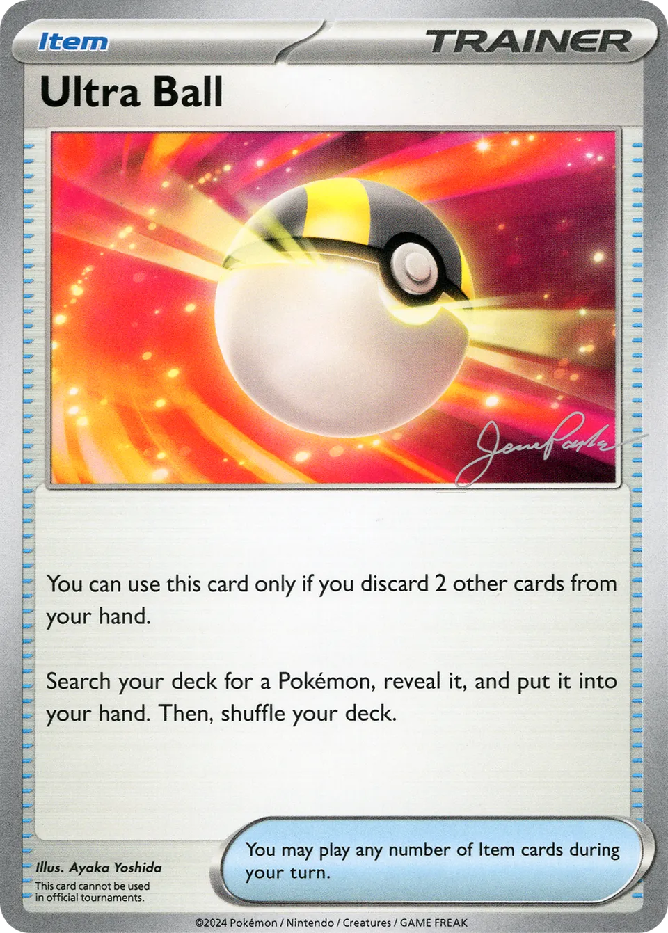 Ultra Ball 018/25 — WC Deck 2024 (The Don) (English Pokémon TCG card)
