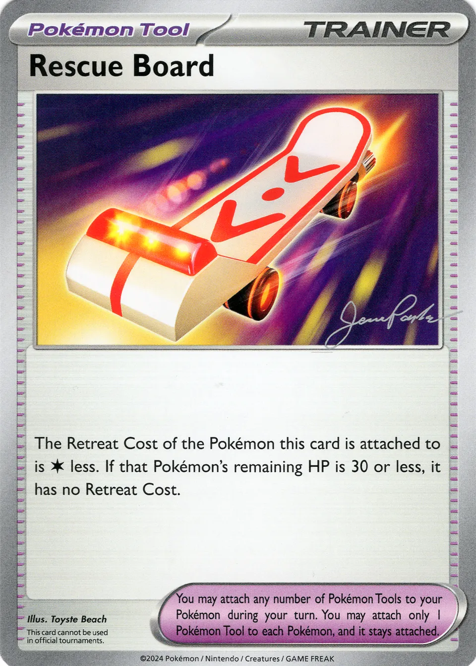 Rescue Board 023/25 — WC Deck 2024 (The Don) (English Pokémon TCG card)