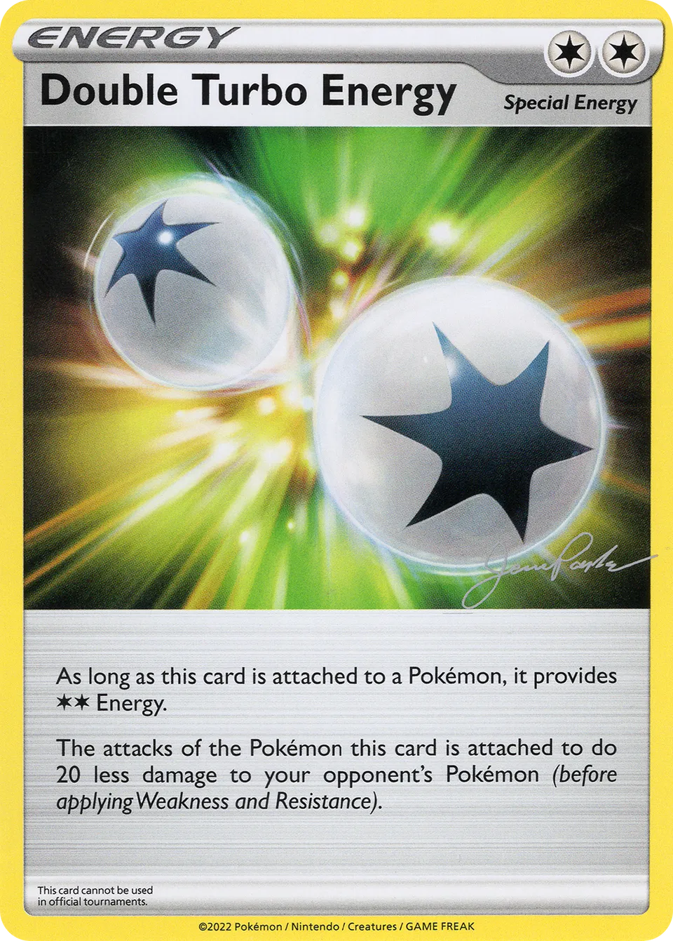 Double Turbo Energy 025/25 — WC Deck 2024 (The Don) (English Pokémon TCG card)