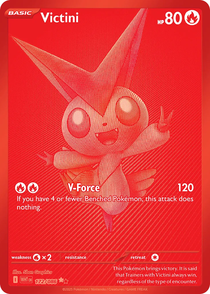 Victini 172 — White Flare (English Pokémon TCG card)