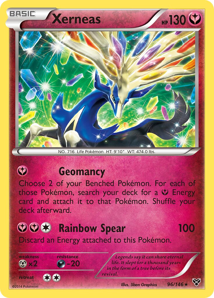 Xerneas 096/146 — XY (English Pokémon TCG card)