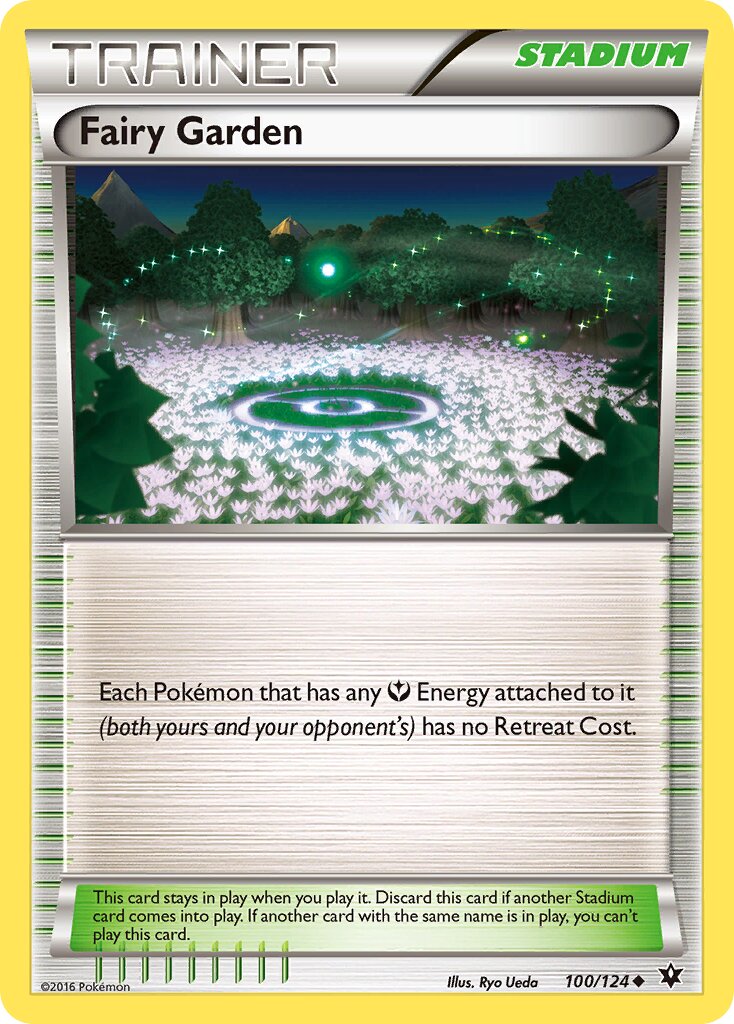 Fairy Garden 100/129 — Fates Collide (English Pokémon TCG card)