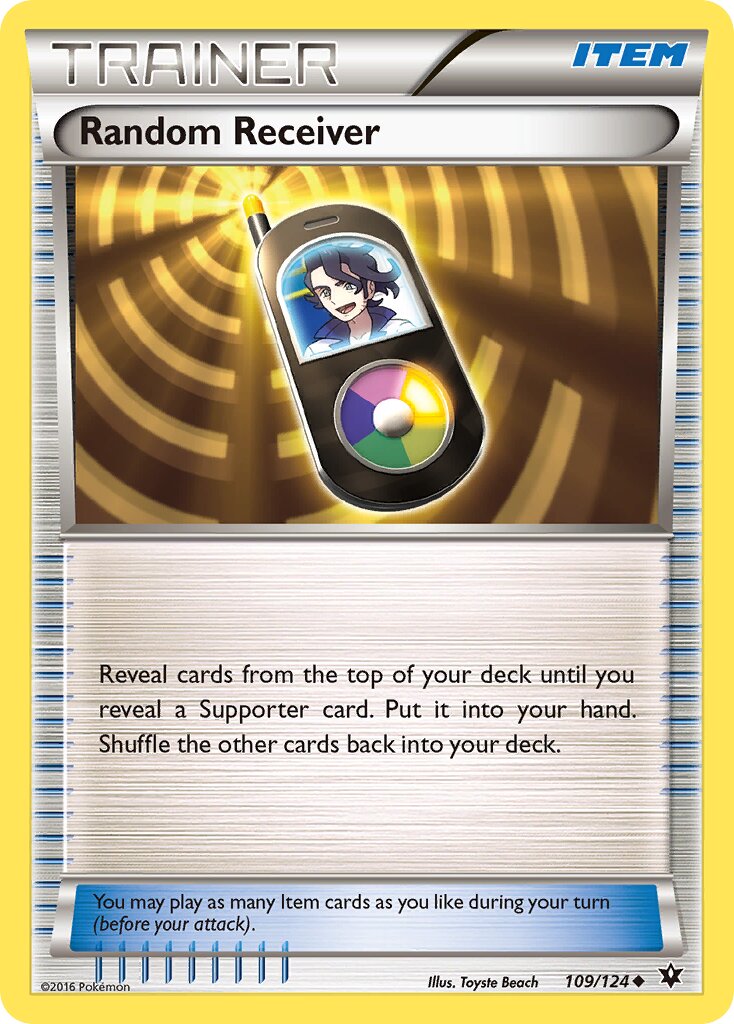 Random Receiver 109/129 — Fates Collide (English Pokémon TCG card)