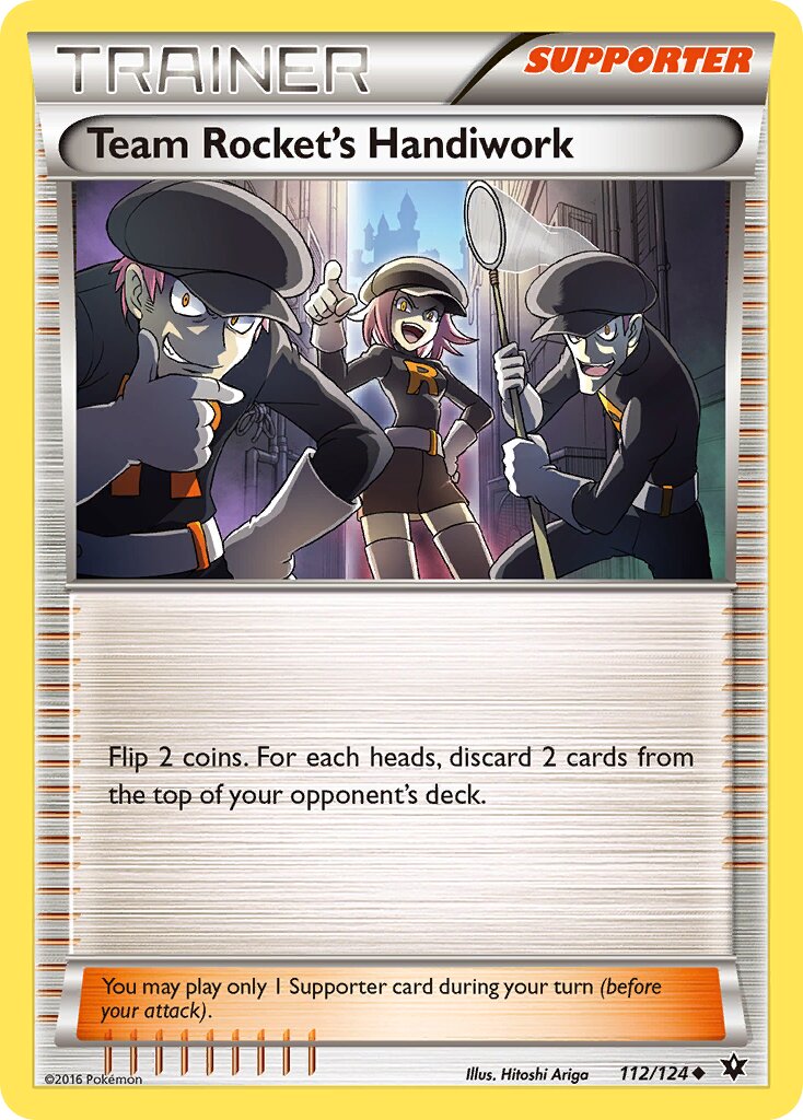 Team Rocket's Handiwork 112/129 — Fates Collide (English Pokémon TCG card)