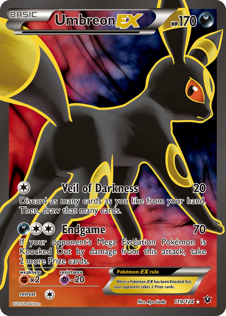 Umbreon-EX 119/129 — Fates Collide (English Pokémon TCG card)