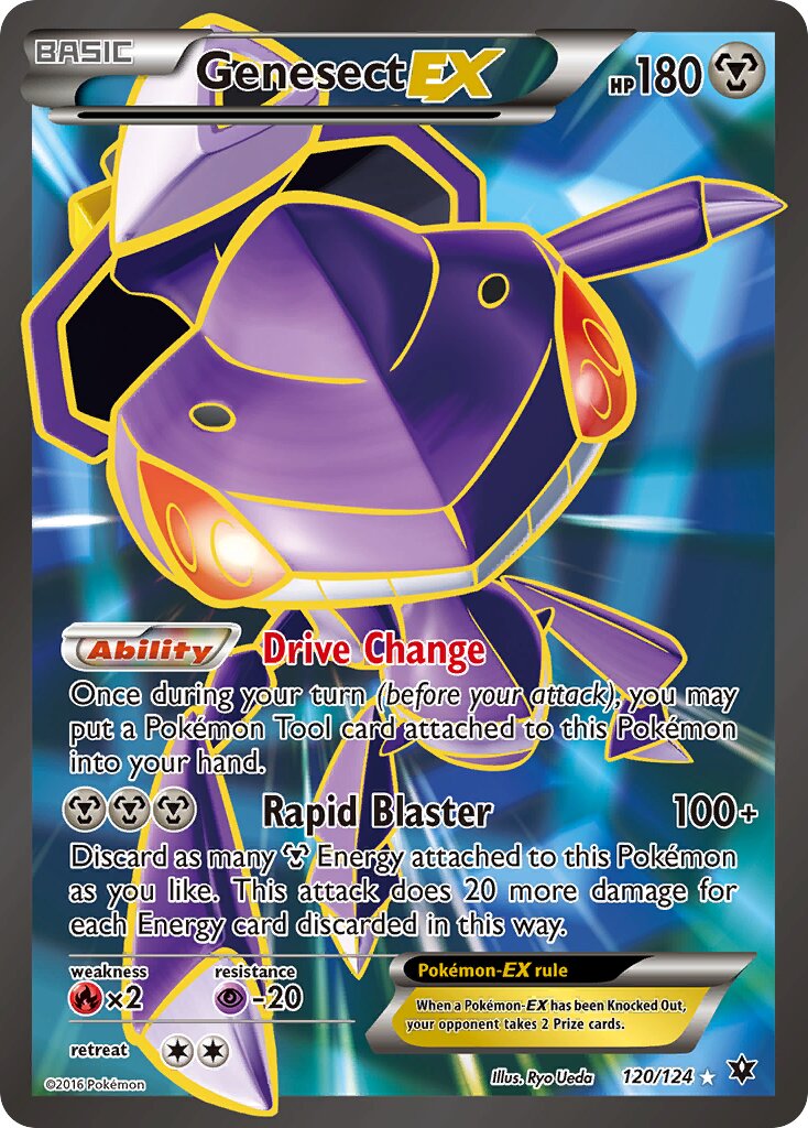 Genesect-EX 120/129 — Fates Collide (English Pokémon TCG card)