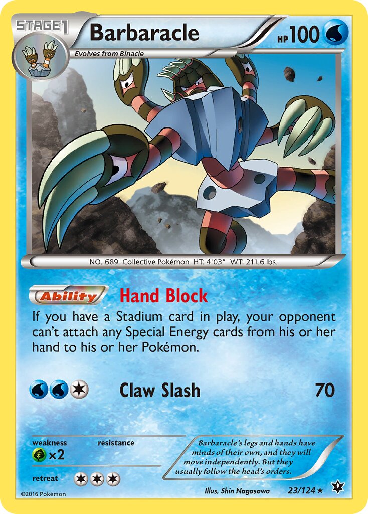 Barbaracle 023/129 — Fates Collide (English Pokémon TCG card)