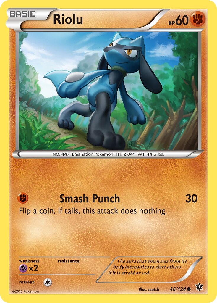 Riolu 046/129 — Fates Collide (English Pokémon TCG card)