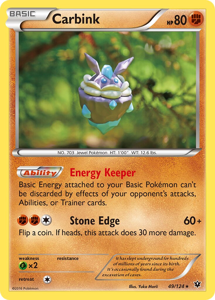 Carbink 049/129 — Fates Collide (English Pokémon TCG card)