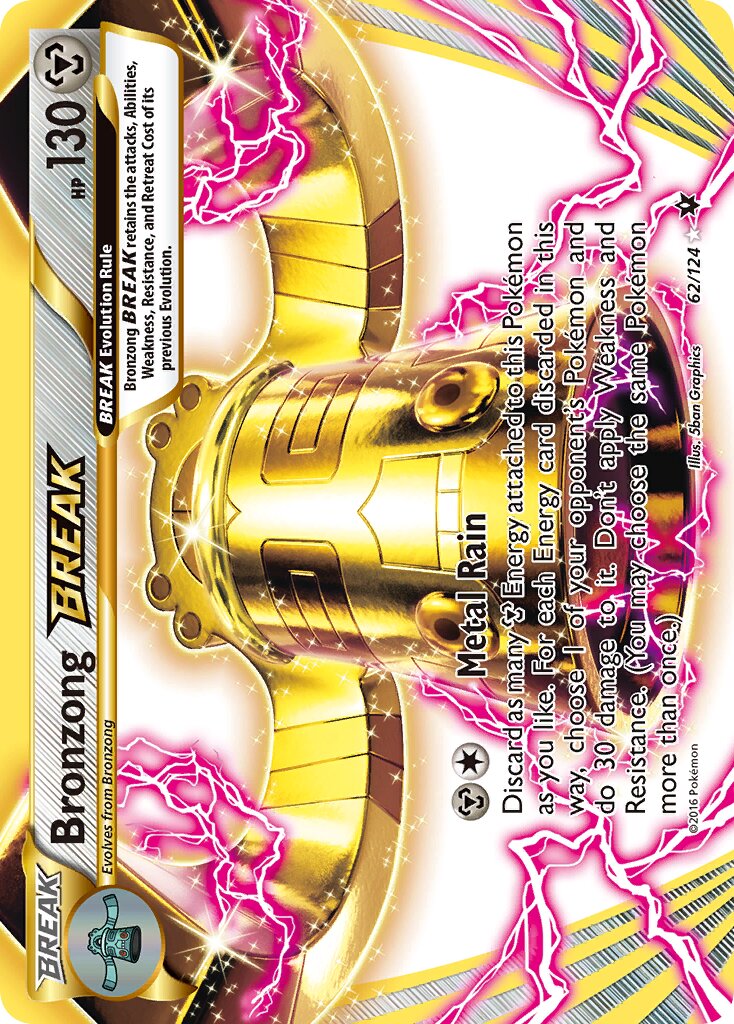 Bronzong BREAK 062/129 — Fates Collide (English Pokémon TCG card)